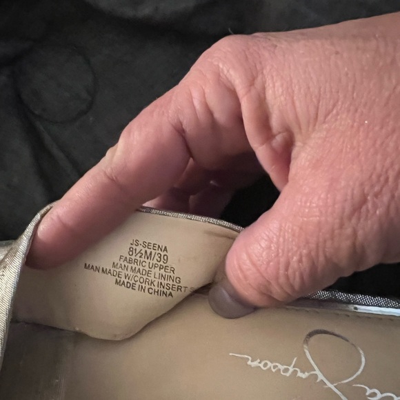 Jessica Simpson wedge sandals size 8 1/2 - Picture 3 of 4